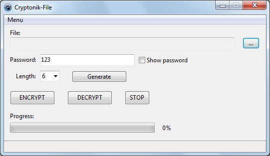 Cryptonik-File screenshot